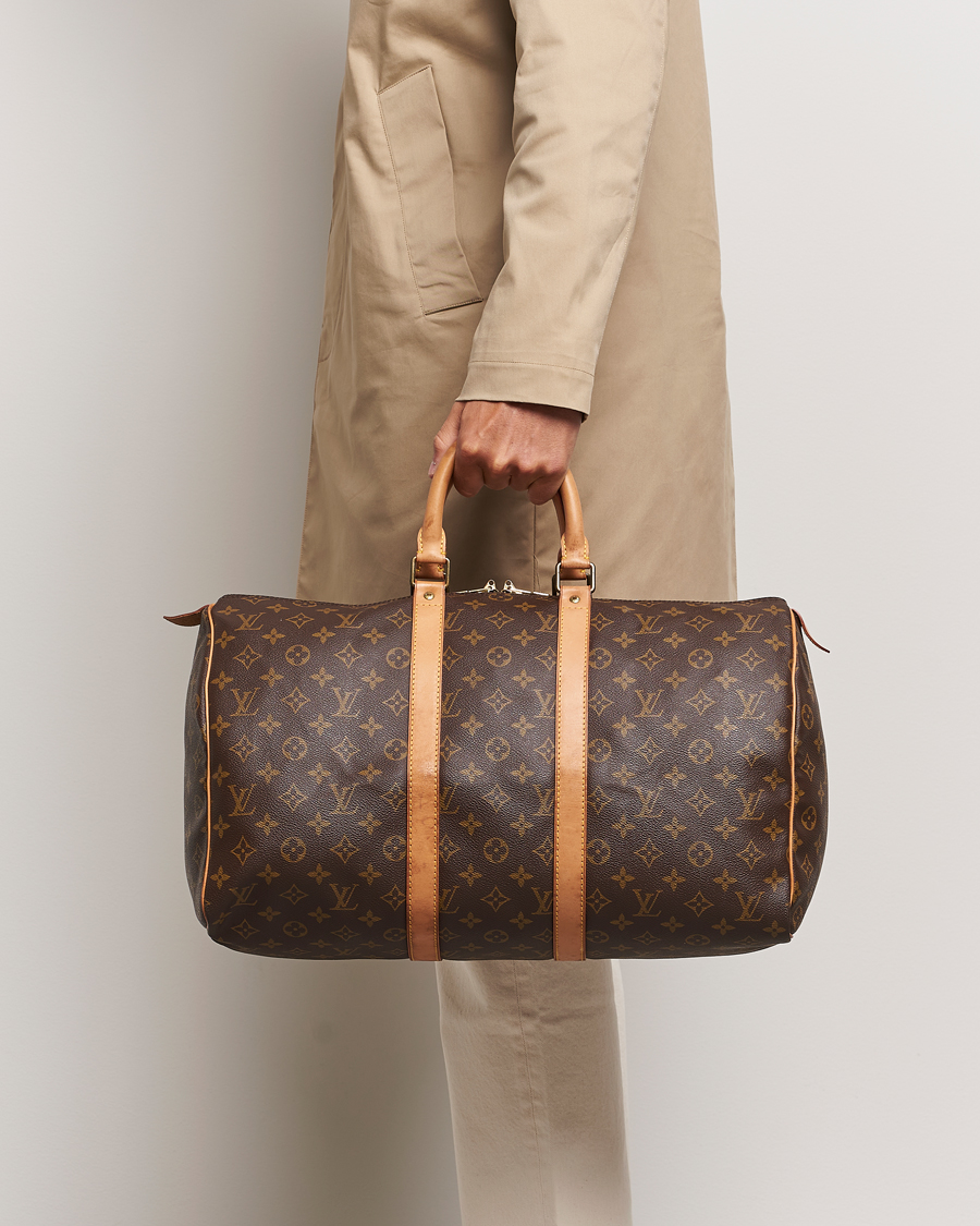 Herren | Louis Vuitton Pre-Owned Keepall 45 Bag Monogram | Louis Vuitton Pre-Owned | Keepall 45 Bag Monogram