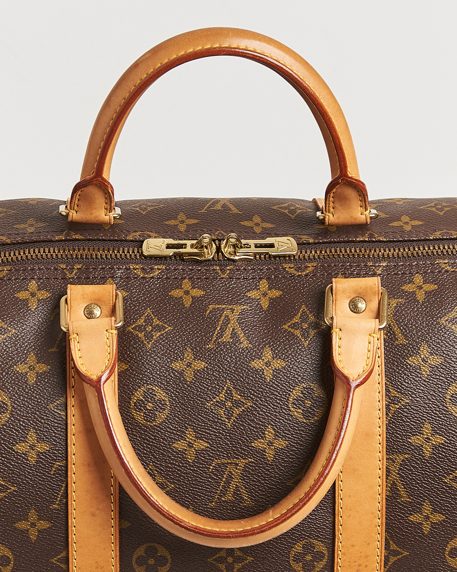 Herren | Louis Vuitton Pre-Owned Keepall 55 Bag Monogram | Louis Vuitton Pre-Owned | Keepall 55 Bag Monogram