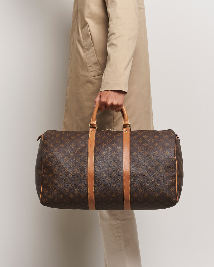 Herren | Louis Vuitton Pre-Owned Keepall 50 Bag Monogram | Louis Vuitton Pre-Owned | Keepall 50 Bag Monogram