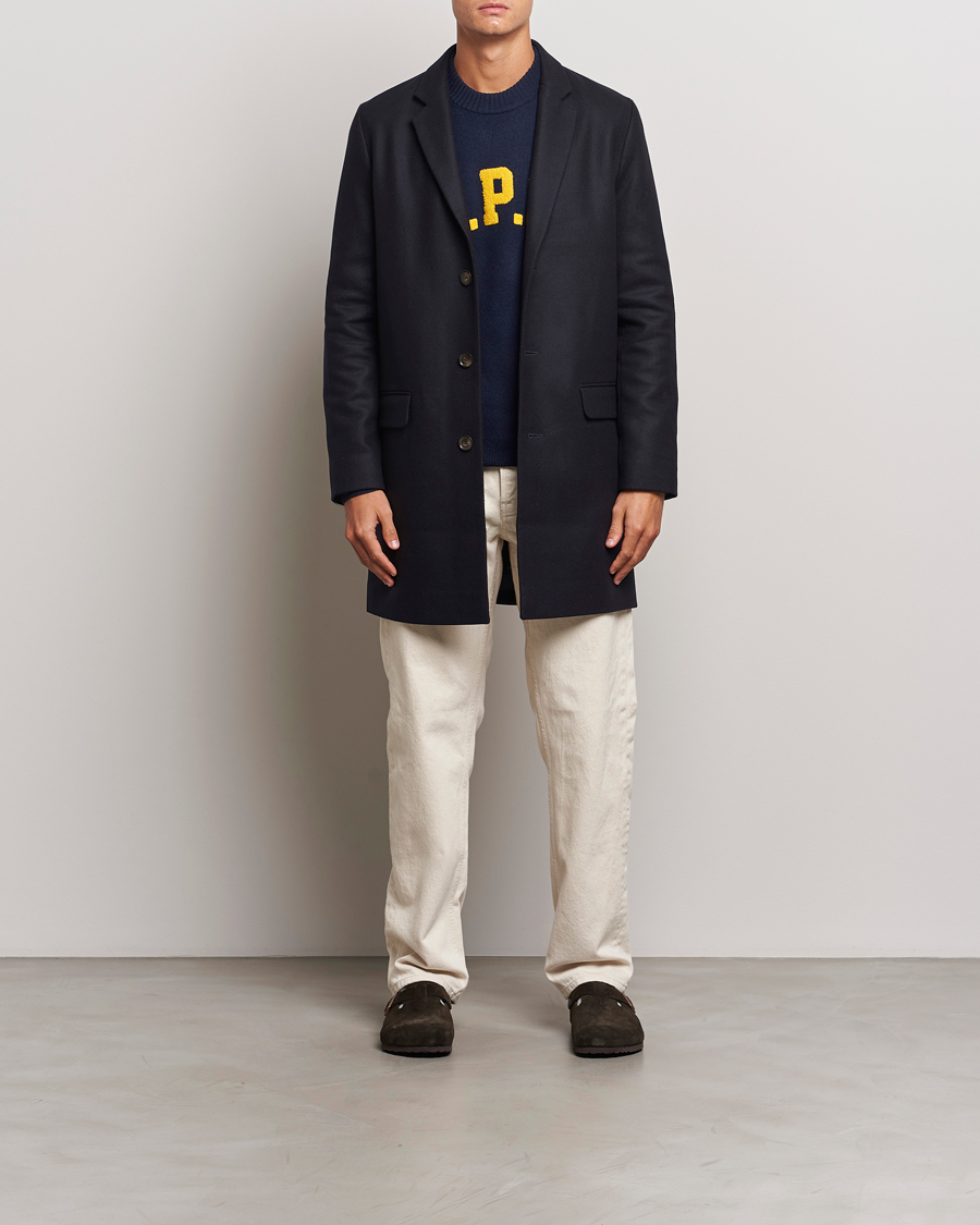 Herren | Jacken | A.P.C. | Visconti Wool/Cashmere Coat Dark Blue