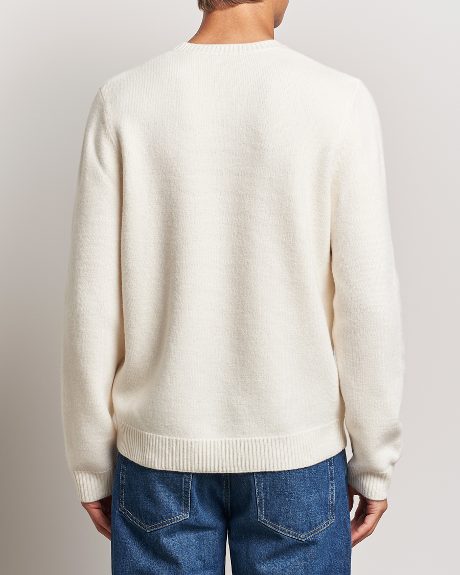 Herren | Pullover | A.P.C. | Edward Wool Knitted Sweater Ecru