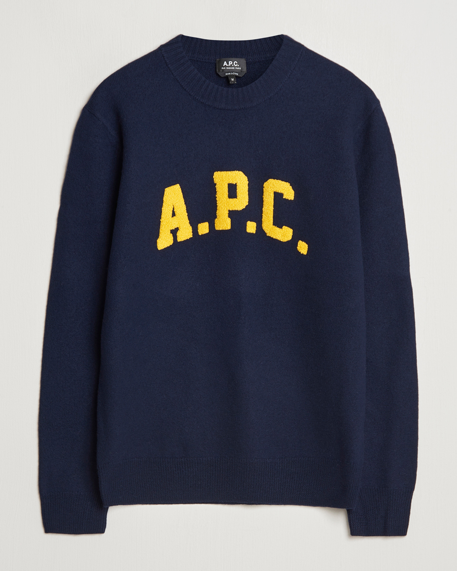 Herren | Pullover | A.P.C. | Joshua Wool Sweater Dark Navy
