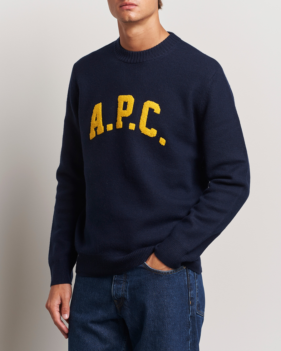 Herren | Pullover | A.P.C. | Joshua Wool Sweater Dark Navy