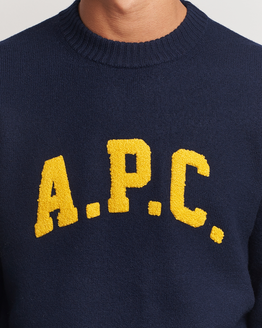 Herren | Pullover | A.P.C. | Joshua Wool Sweater Dark Navy