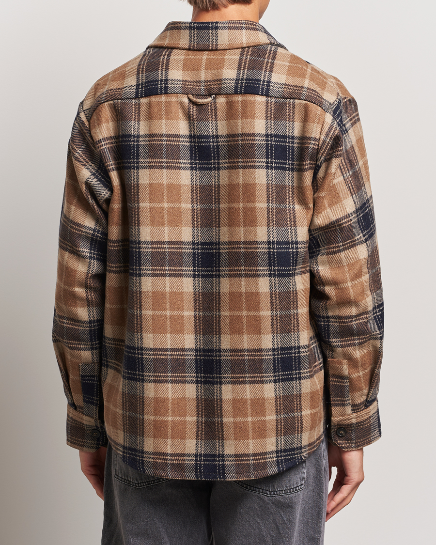 Herren | Hemden | A.P.C. | Bobby Wool Checked Overshirt Beige Check