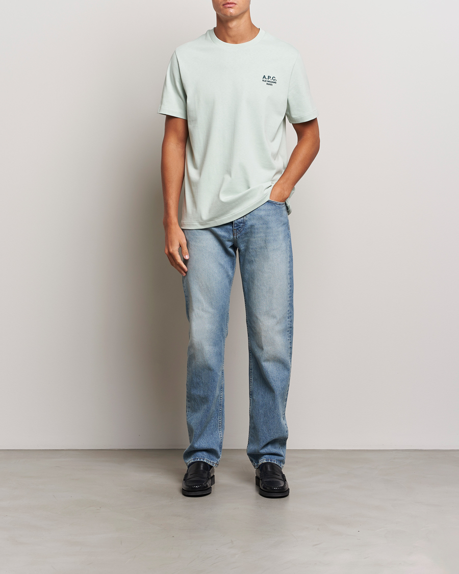 Herren | T-Shirts | A.P.C. | Rue Madame T-Shirt Light Green