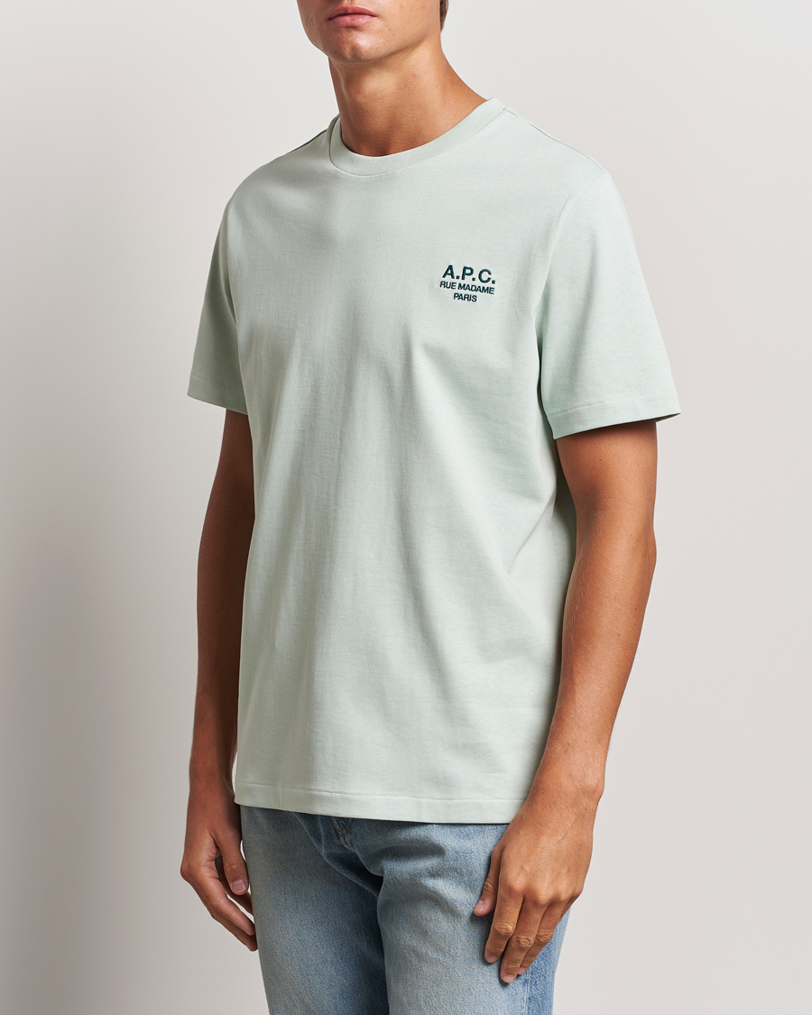 Herren | T-Shirts | A.P.C. | Rue Madame T-Shirt Light Green