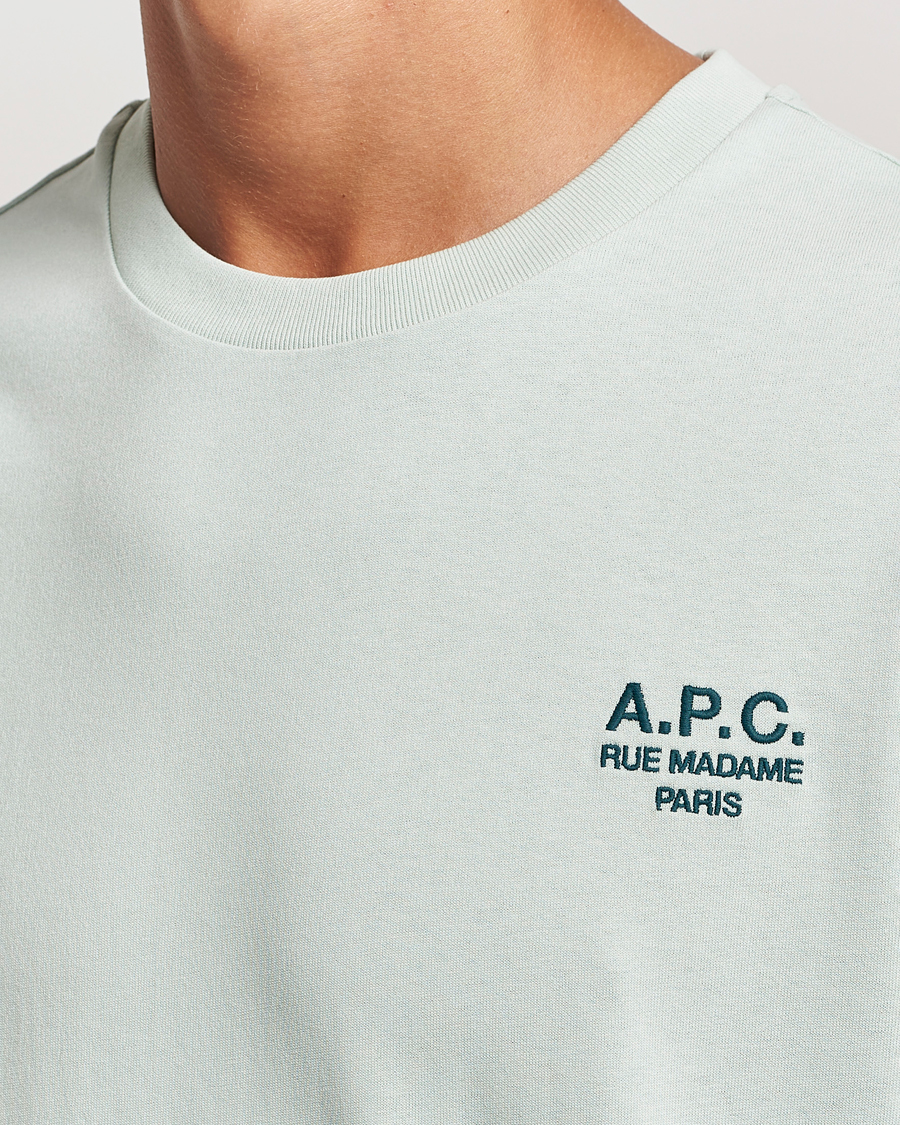 Herren | T-Shirts | A.P.C. | Rue Madame T-Shirt Light Green