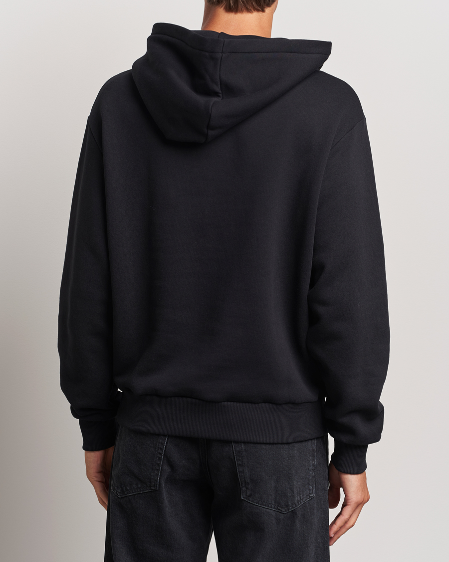 Herren | Pullover | A.P.C. | Boxy Micro Center Logo Hoodie Black