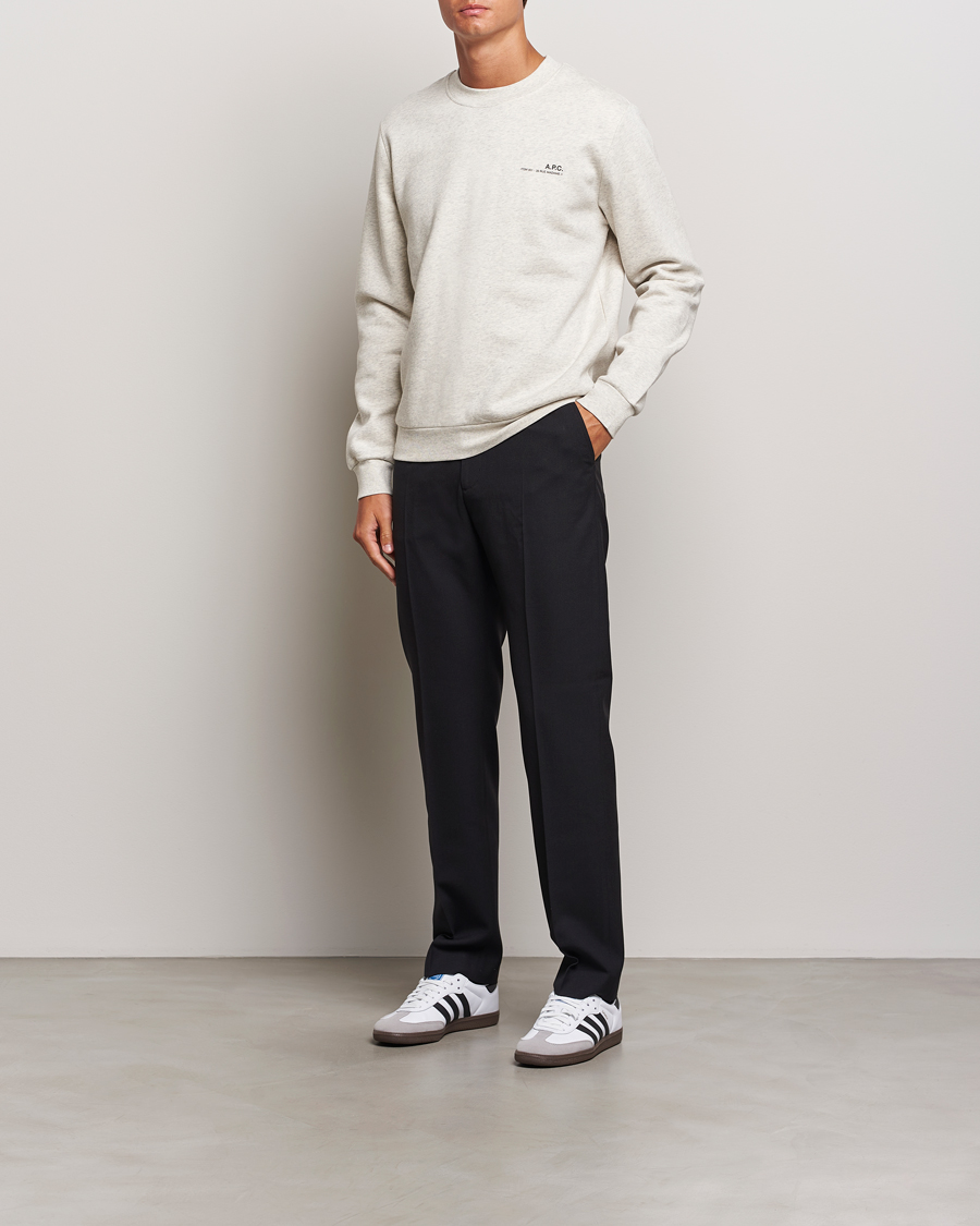 Herren | Pullover | A.P.C. | Item Sweatshirt Ecru Chine