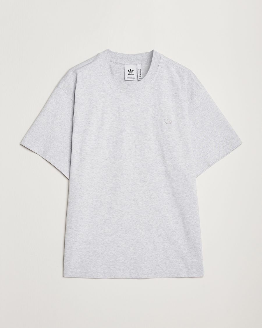 Herren | T-Shirts | adidas Originals | Essential Crew Neck T-Shirt Light Grey