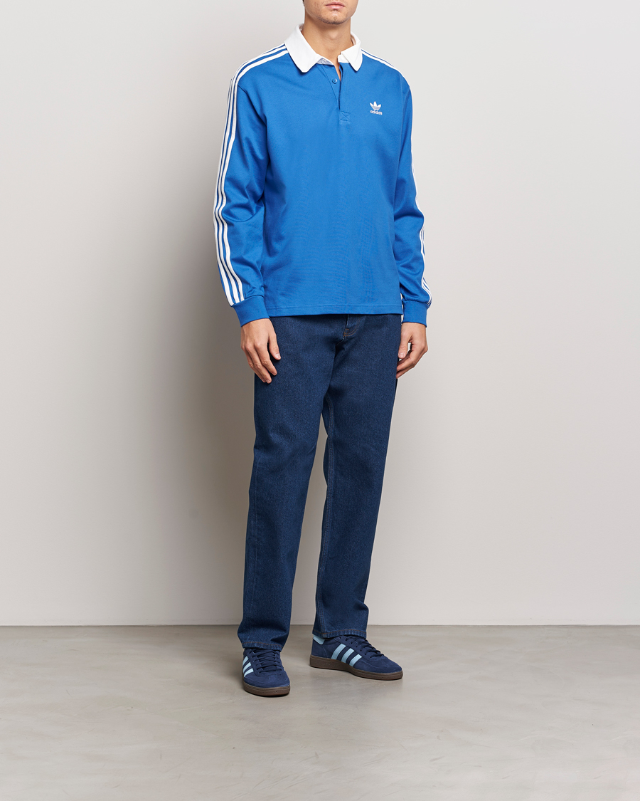 Herren | Pullover | adidas Originals | Rugby Polo Blue