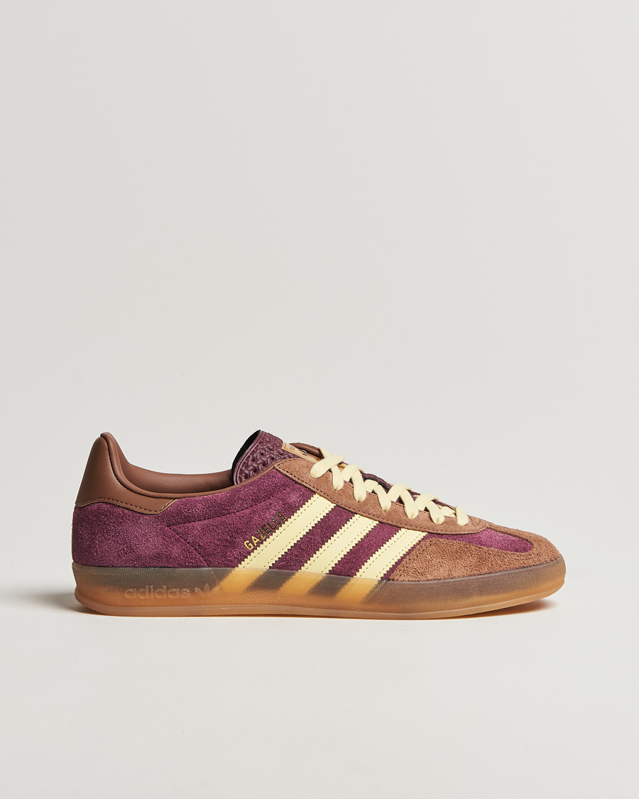 Herren | adidas Originals Gazelle Indoor Two Tone Sneaker Burgundy | adidas Originals | Gazelle Indoor Two Tone Sneaker Burgundy