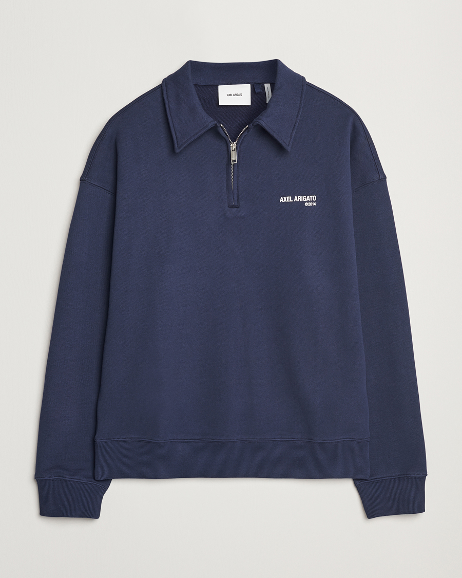 Herren | Pullover | Axel Arigato | Remi Half Zip Sweater Navy
