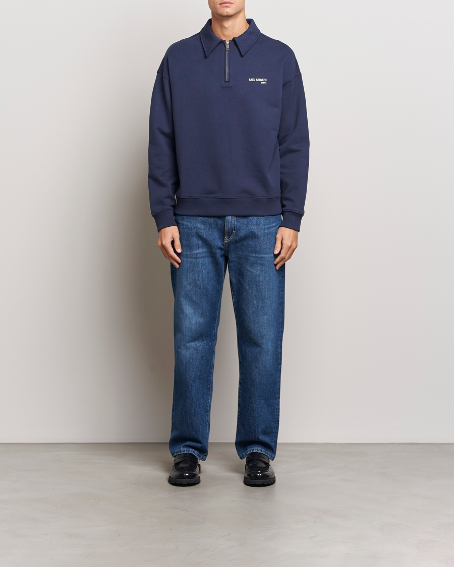 Herren | Pullover | Axel Arigato | Remi Half Zip Sweater Navy