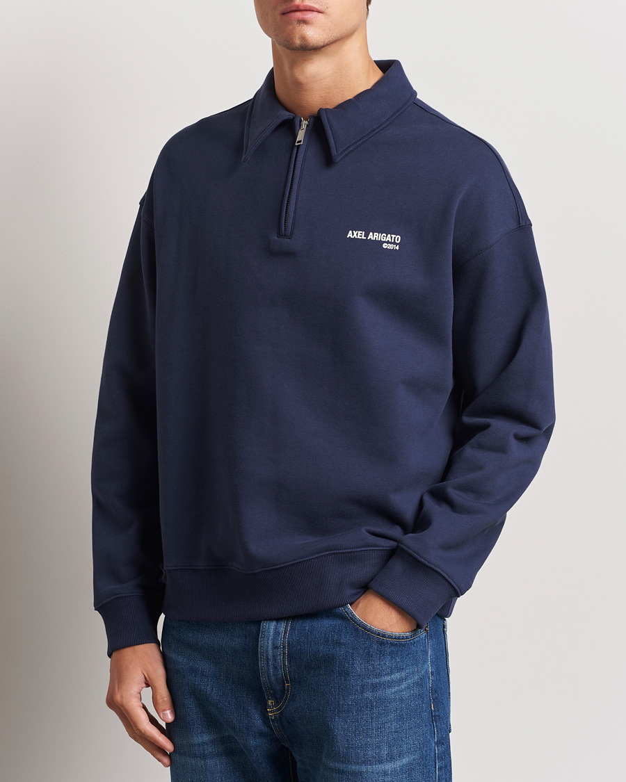 Herren | Pullover | Axel Arigato | Remi Half Zip Sweater Navy