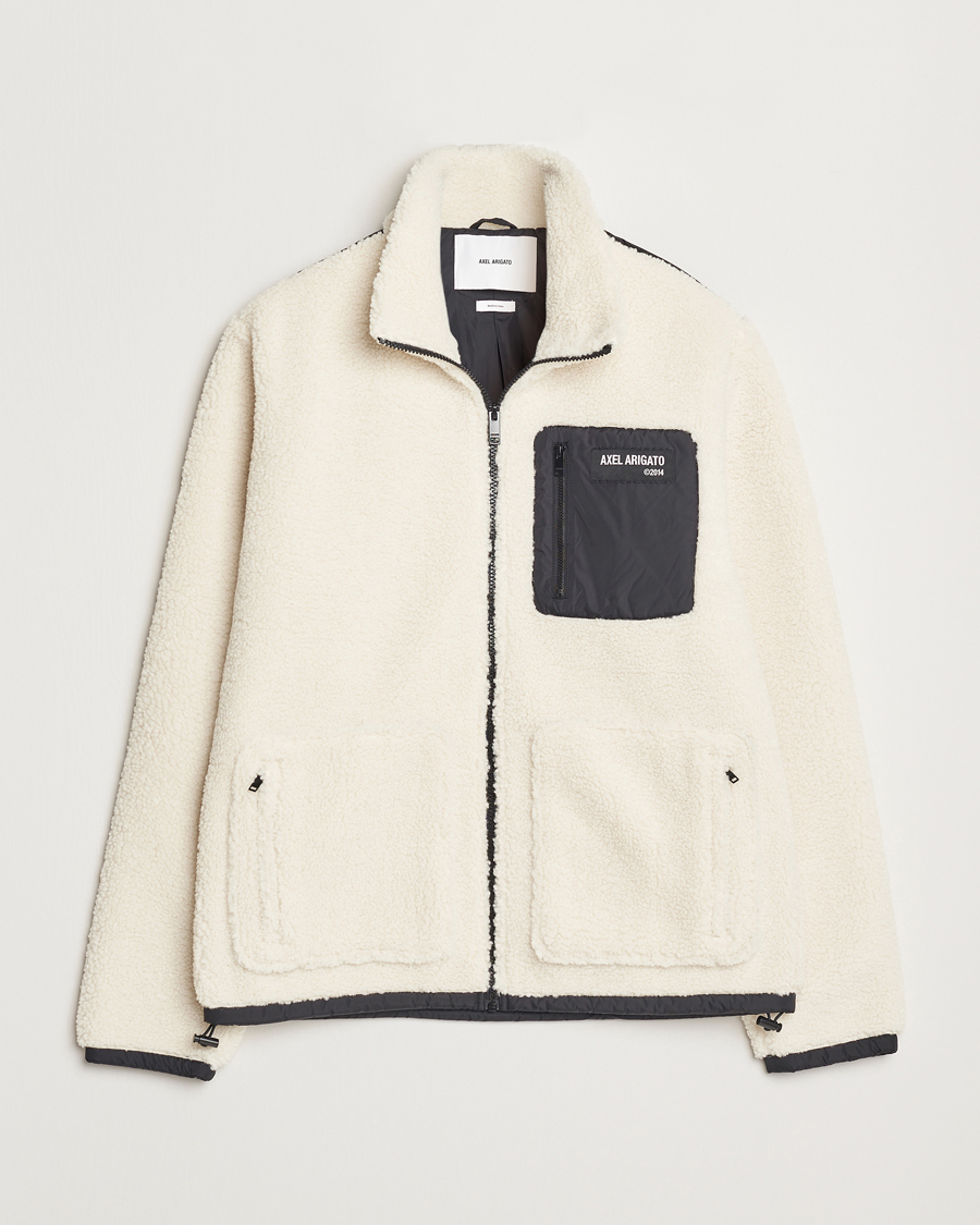 Herren | Pullover | Axel Arigato | Billie Fleece Jacket Ecru