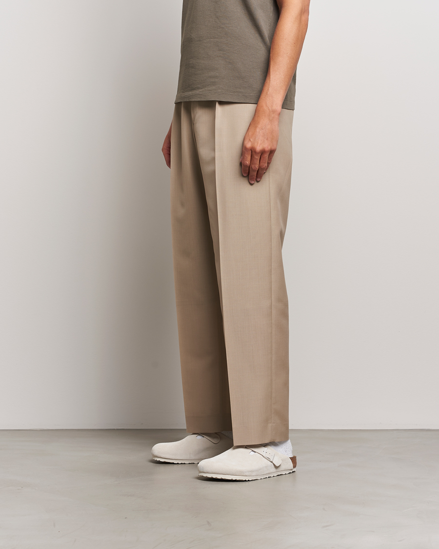 Herren | BIRKENSTOCK Boston Classic Footbed Antique White Suede | BIRKENSTOCK | Boston Classic Footbed Antique White Suede