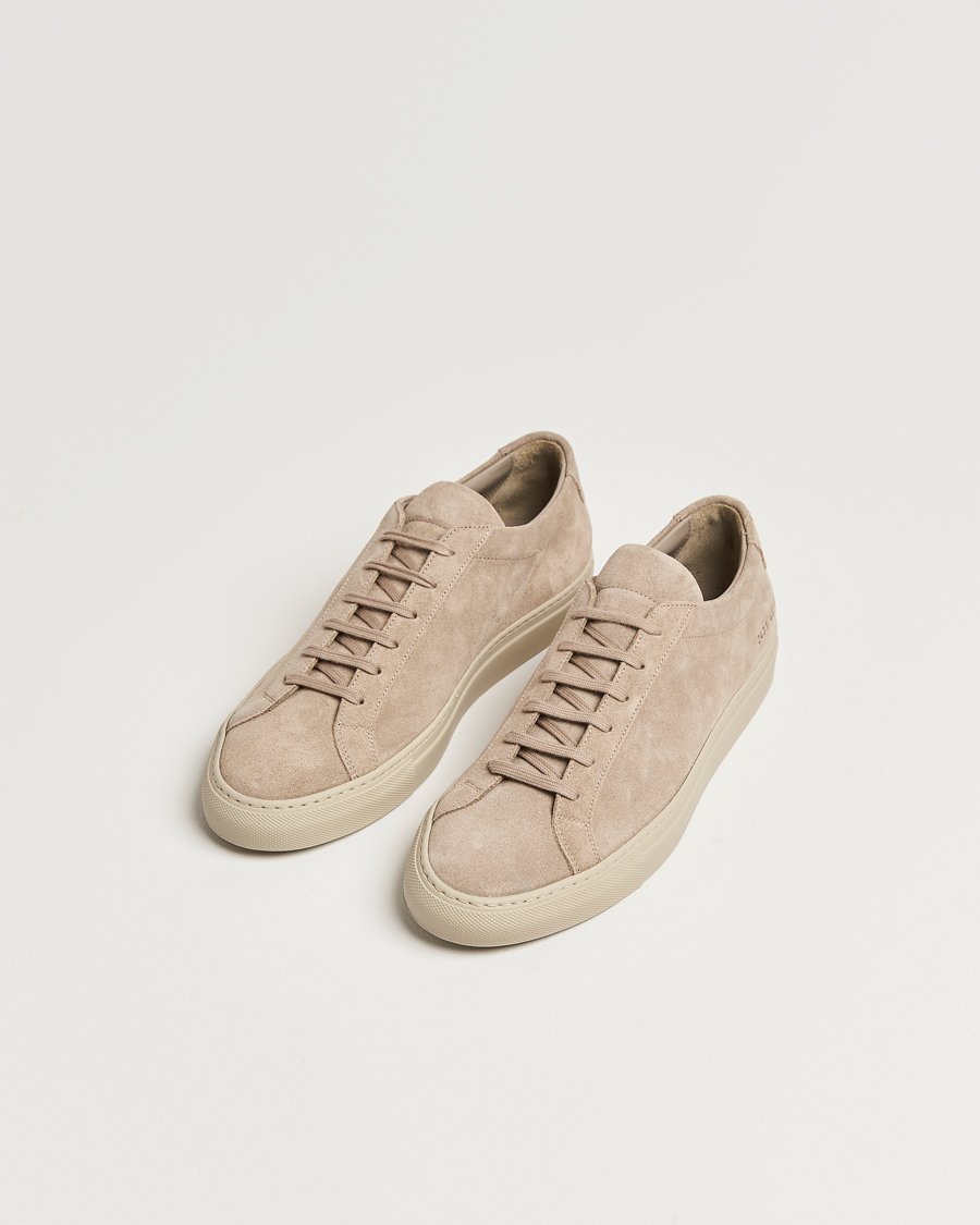 Herren | Common Projects Original Achilles Suede Sneaker Taupe | Common Projects | Original Achilles Suede Sneaker Taupe
