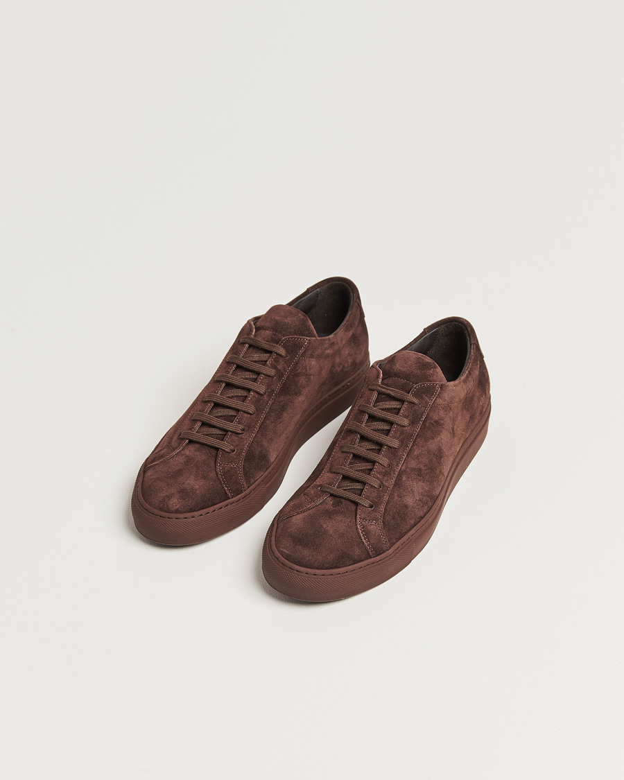 Herren | Common Projects Original Achilles Suede Sneaker Moka | Common Projects | Original Achilles Suede Sneaker Moka