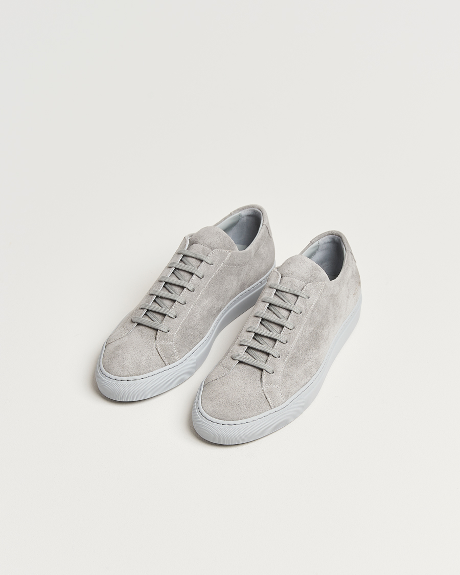 Herren | Common Projects Original Achilles Suede Sneaker Grey | Common Projects | Original Achilles Suede Sneaker Grey
