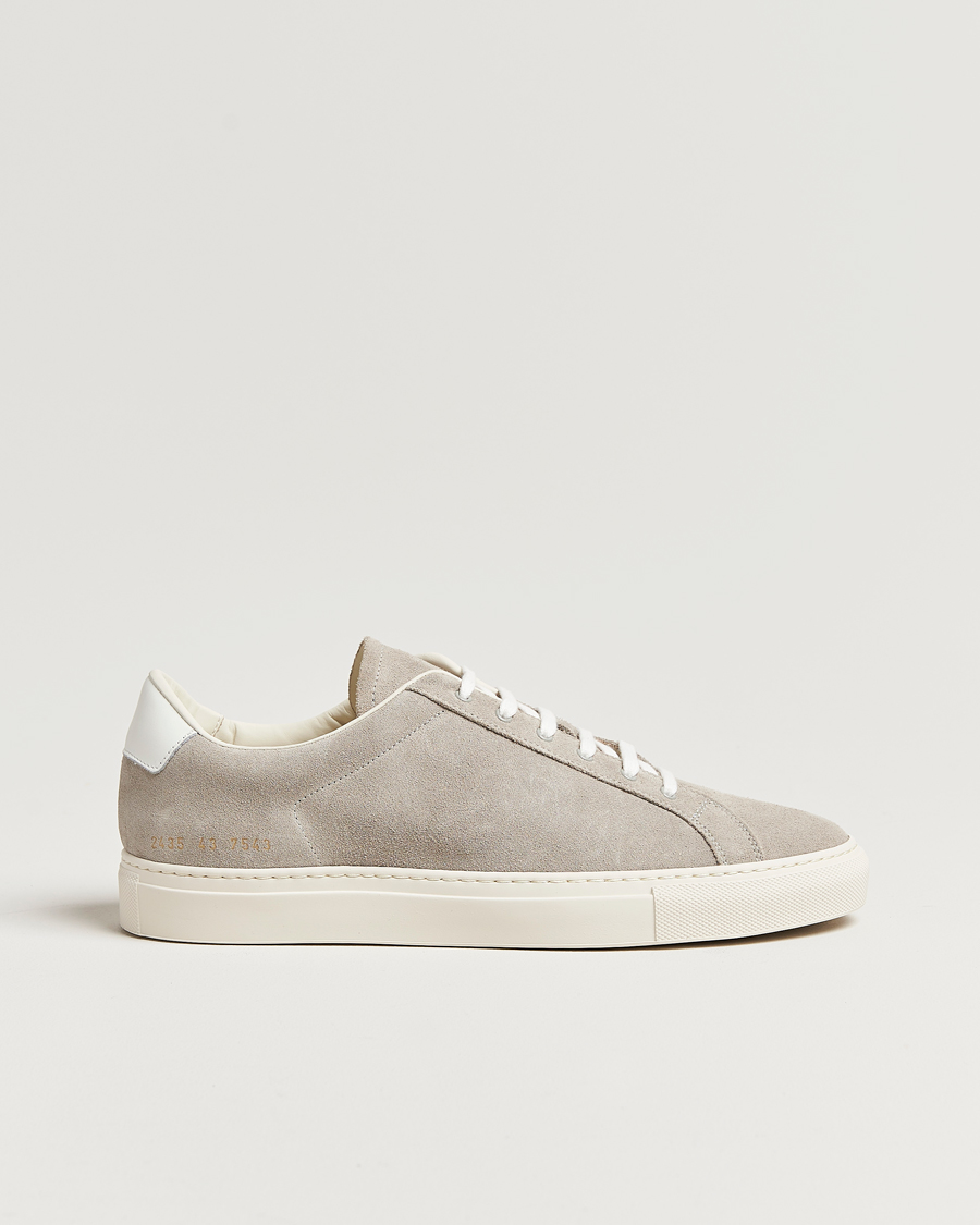 Herren | Common Projects Retro Suede Sneaker Grey | Common Projects | Retro Suede Sneaker Grey