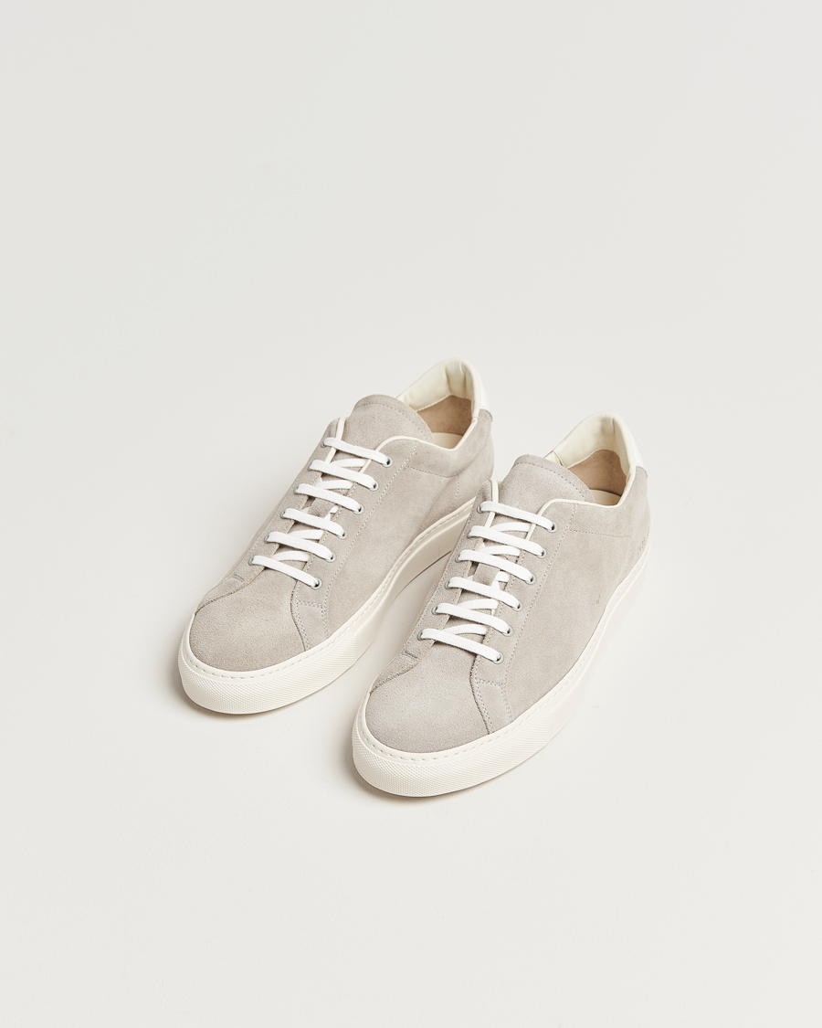 Herren | Common Projects Retro Suede Sneaker Grey | Common Projects | Retro Suede Sneaker Grey