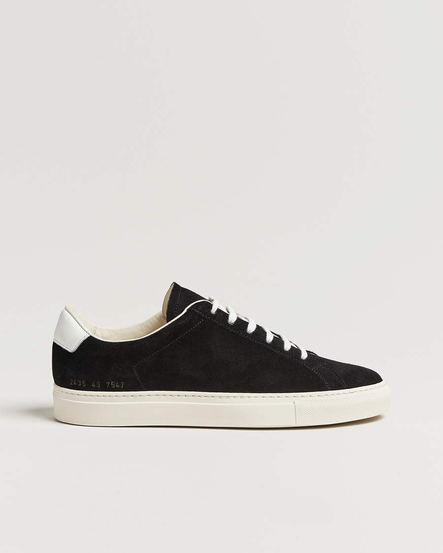 Herren | Common Projects Retro Suede Sneaker Black | Common Projects | Retro Suede Sneaker Black