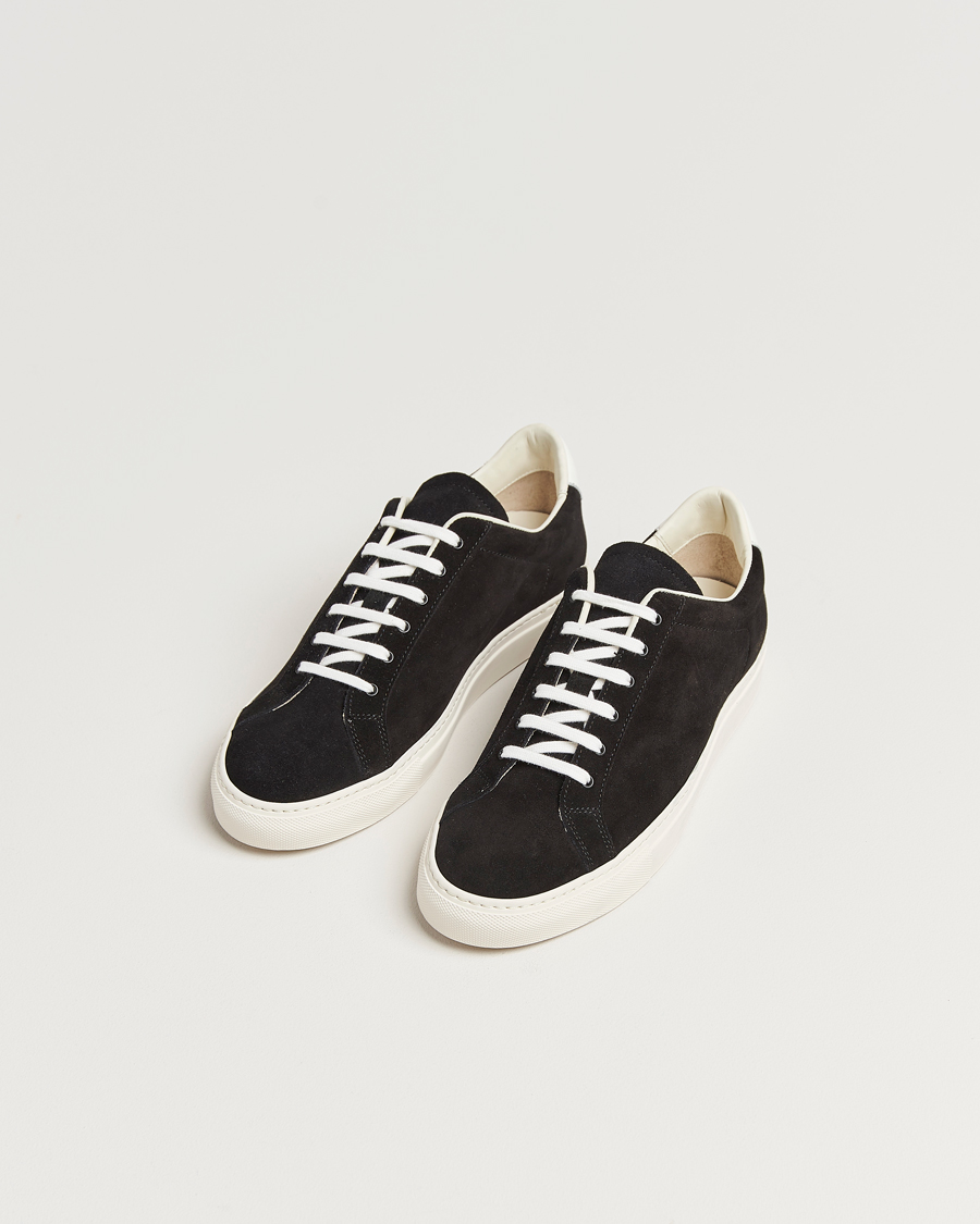 Herren | Common Projects Retro Suede Sneaker Black | Common Projects | Retro Suede Sneaker Black