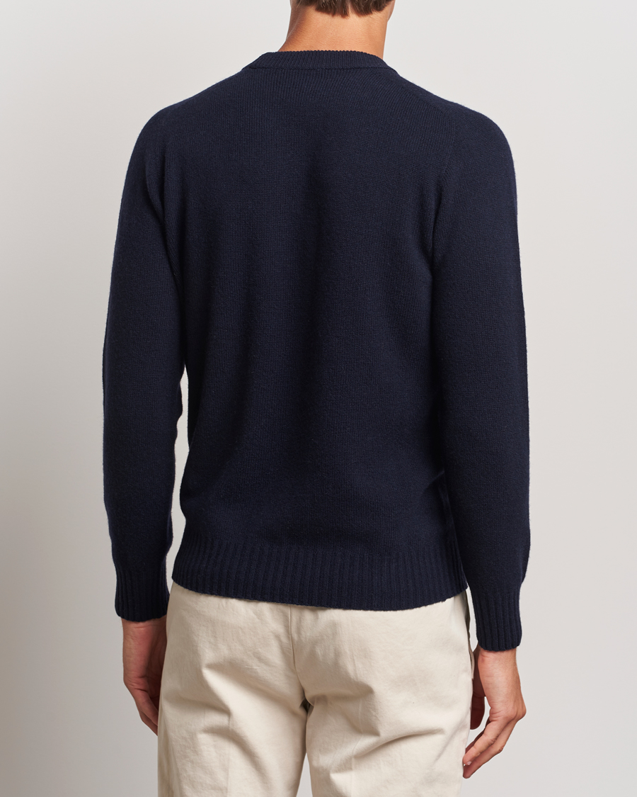 Herren | Pullover | Altea | Wool/Cashmere Crew Neck Pullover Navy