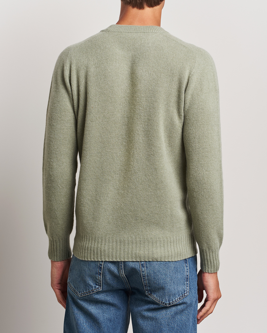 Herren | Pullover | Altea | Wool/Cashmere Crew Neck Pullover Sage