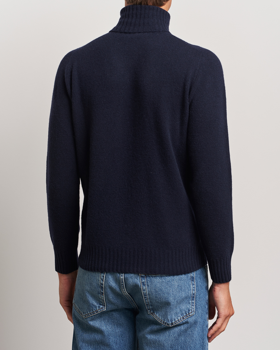 Herren | Pullover | Altea | Wool/Cashmere Rollneck Navy