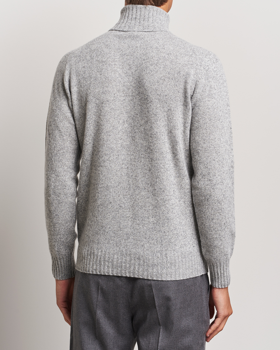 Herren | Pullover | Altea | Wool/Cashmere Rollneck Grey Melange
