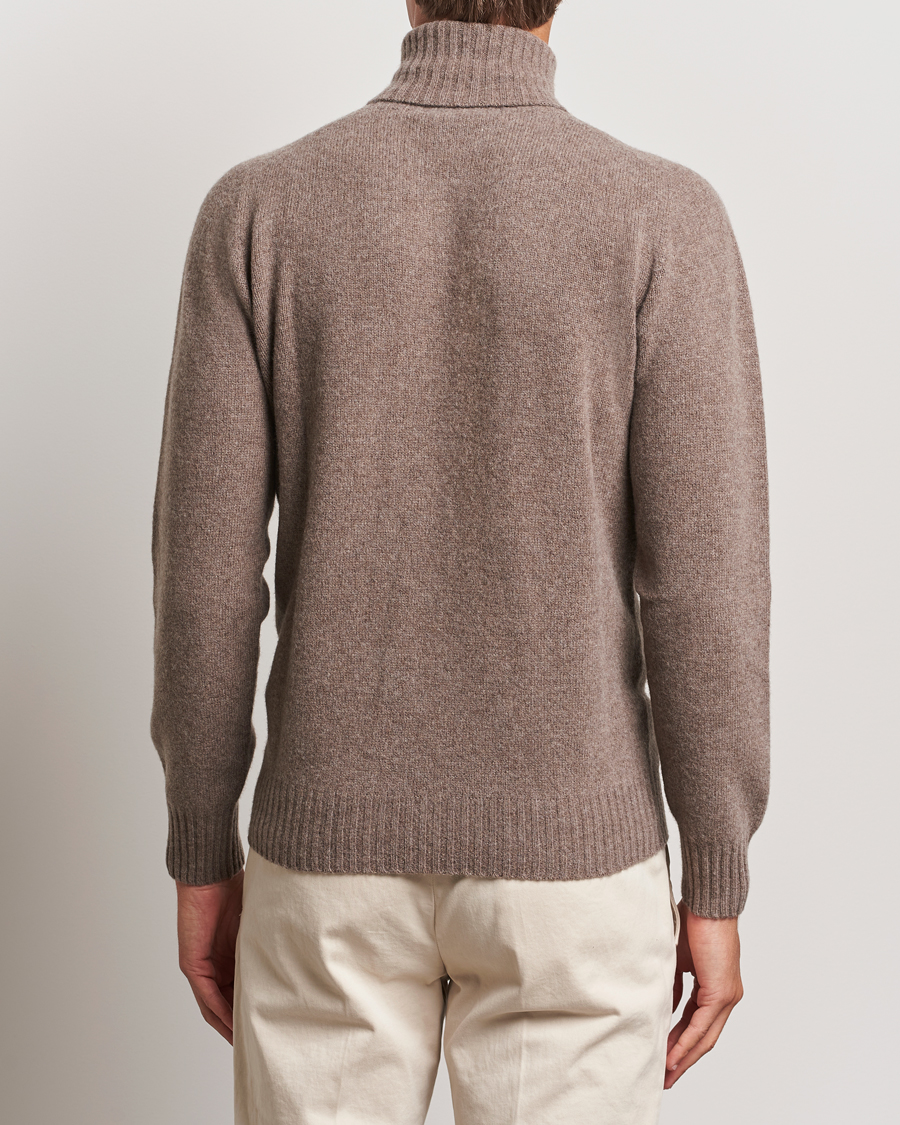 Herren | Pullover | Altea | Wool/Cashmere Rollneck Taupe
