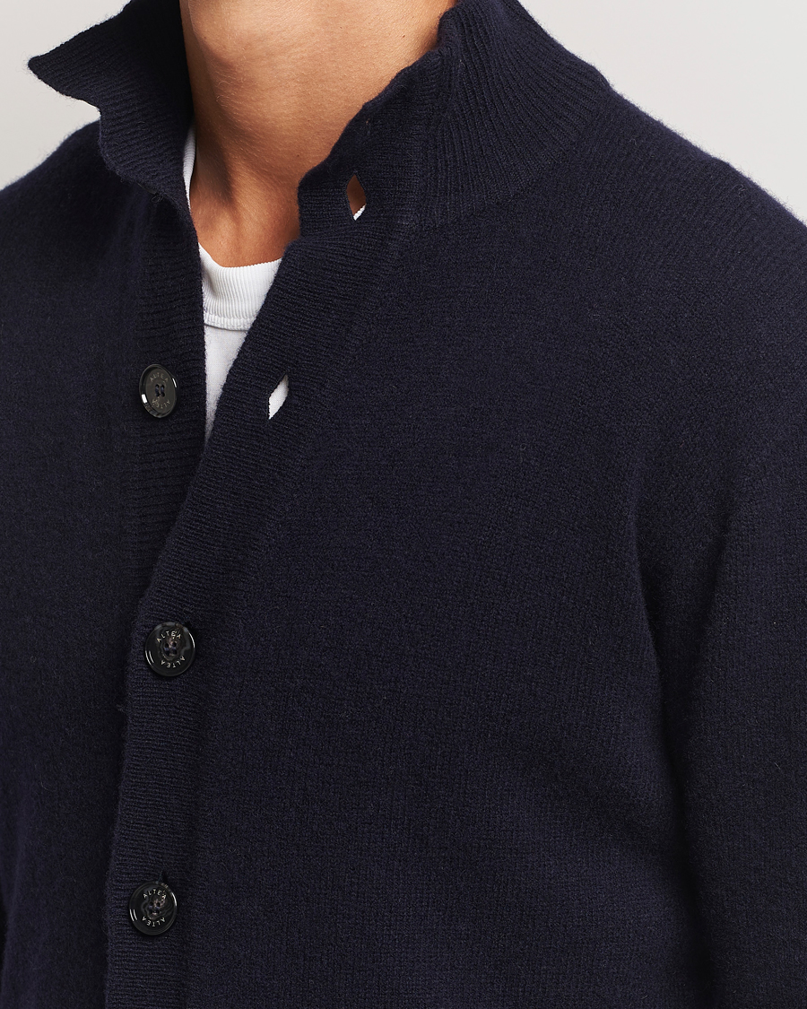 Herren | Pullover | Altea | Shetland Cardigan Navy