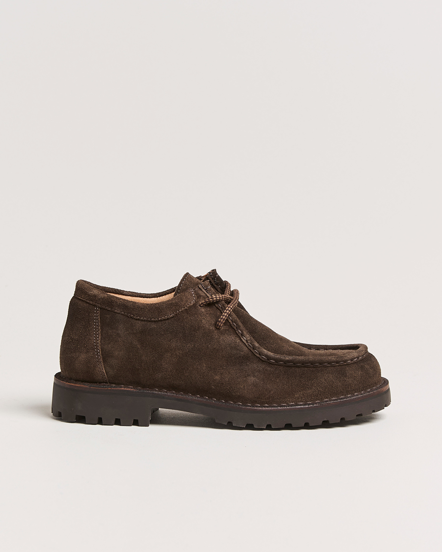 Herren | Astorflex Beenflex Rubber Sole Shoe Dark Brown Suede | Astorflex | Beenflex Rubber Sole Shoe Dark Brown Suede