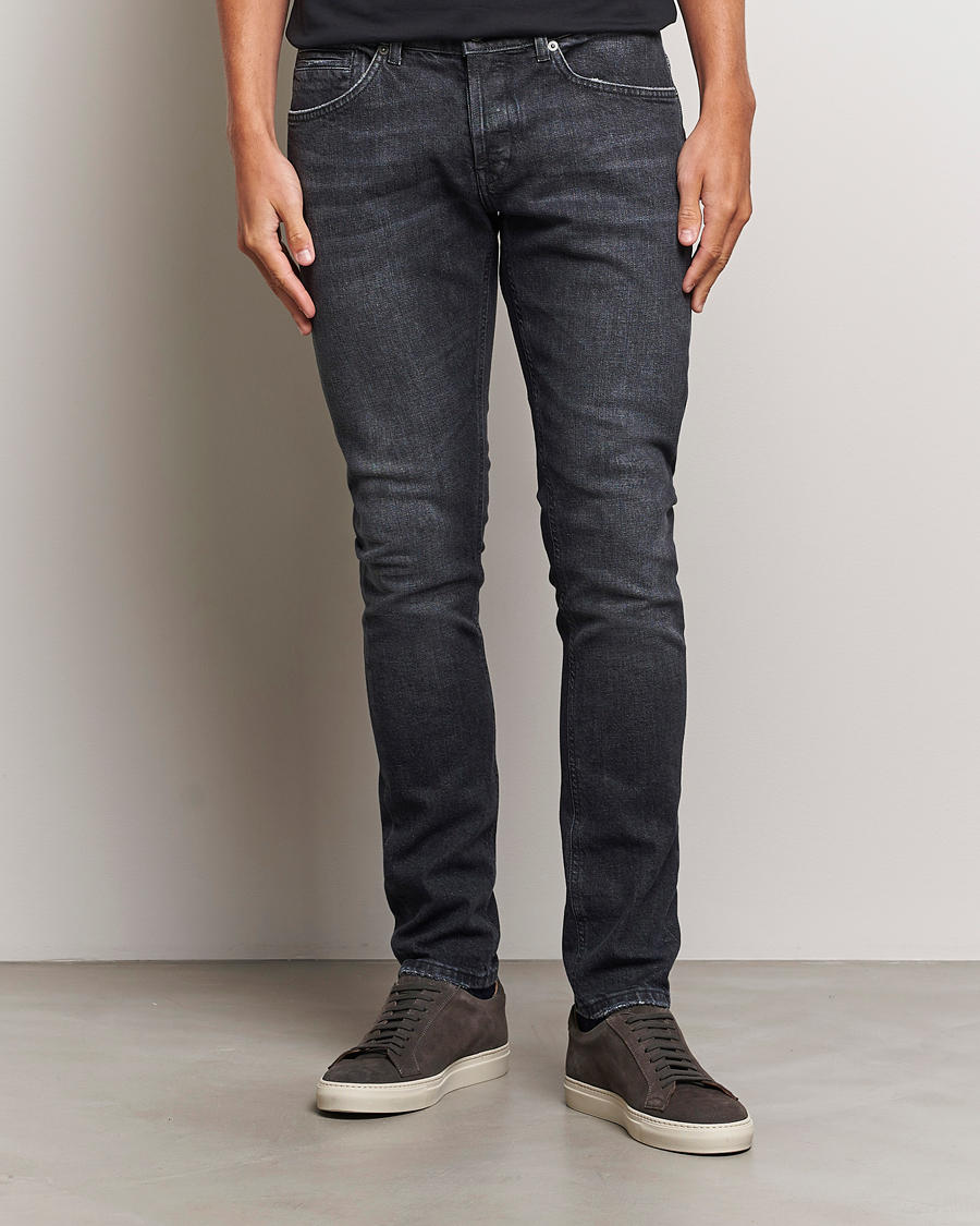 Herren | Jeans | Dondup | George Jeans Washed Black