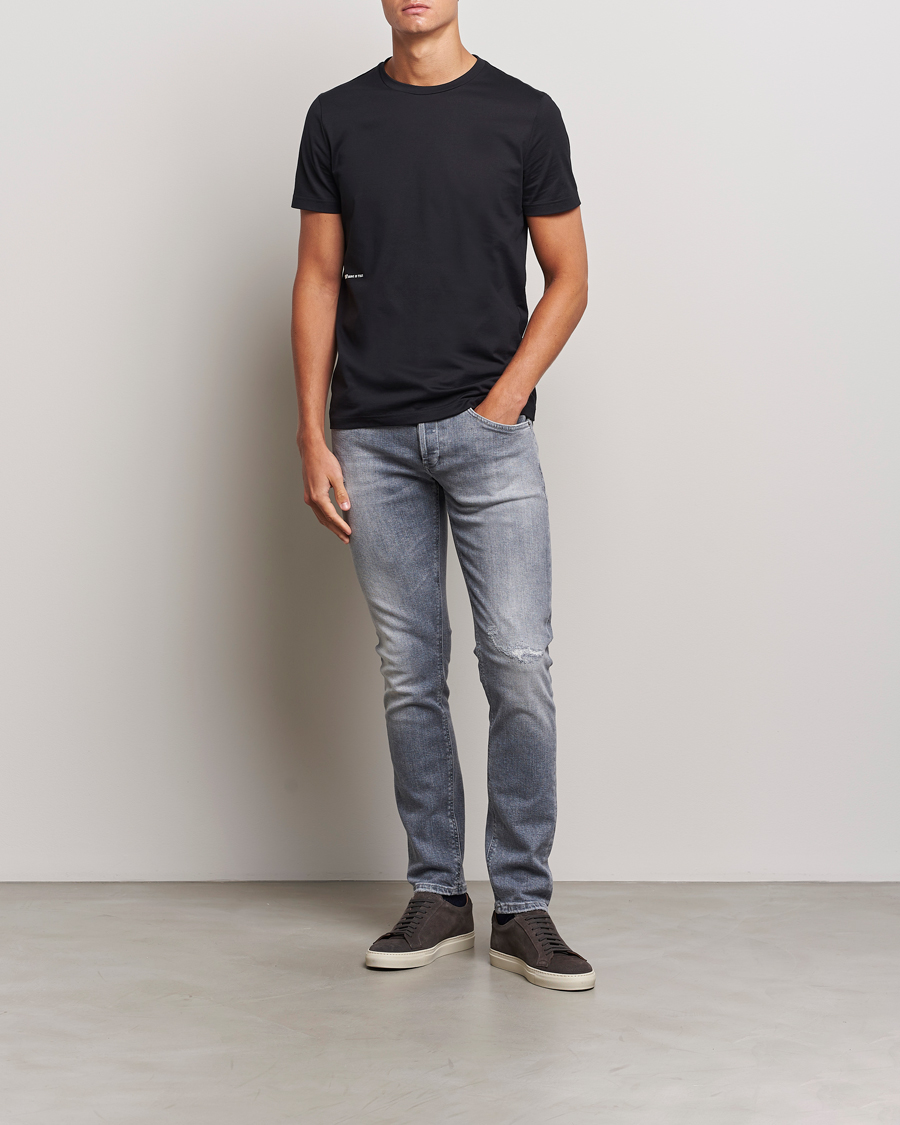 Herren | Jeans | Dondup | George Light Distressed Jeans Light Grey