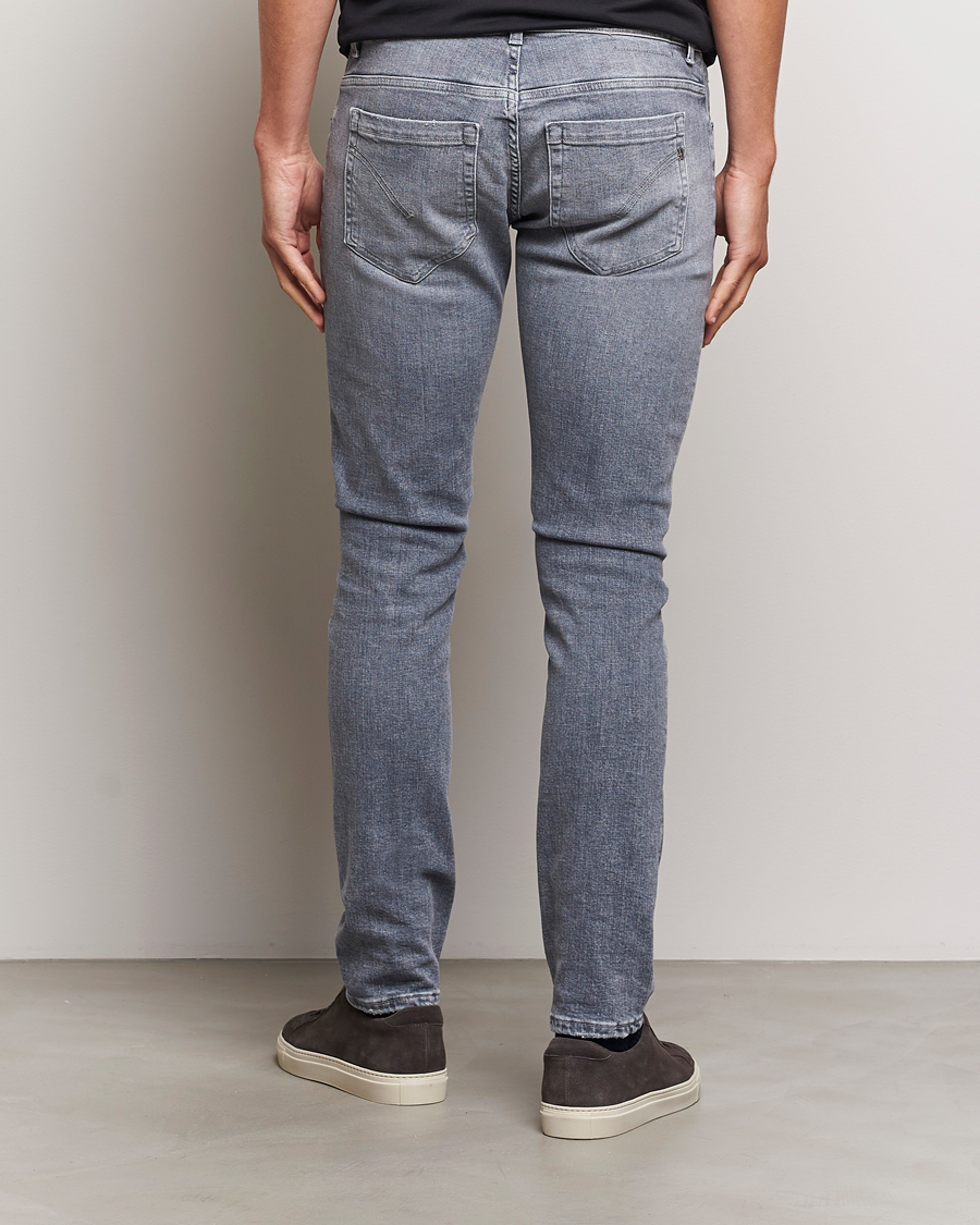 Herren | Jeans | Dondup | George Light Distressed Jeans Light Grey