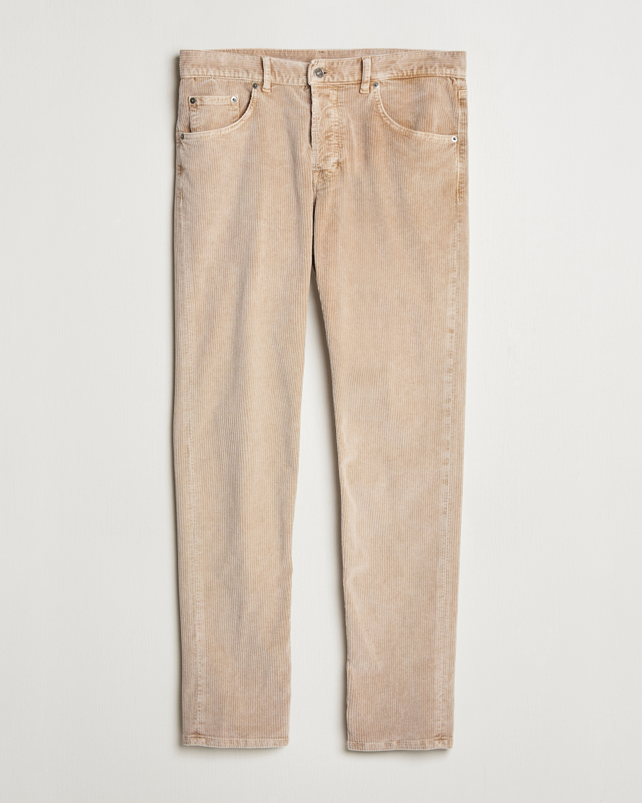 Herren | Hosen | Dondup | Icon Corduroy Trousers Light Beige