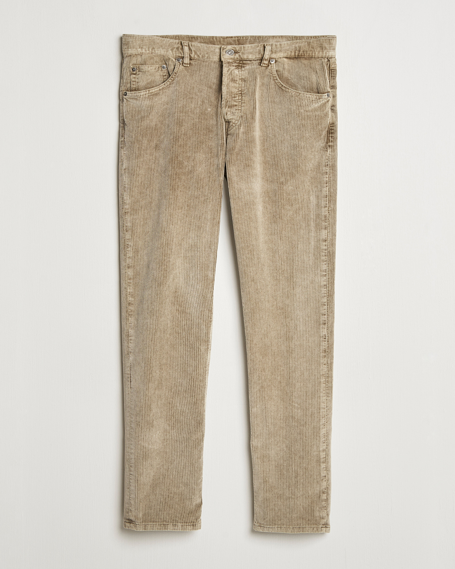 Herren | Hosen | Dondup | Icon Corduroy Trousers Khaki