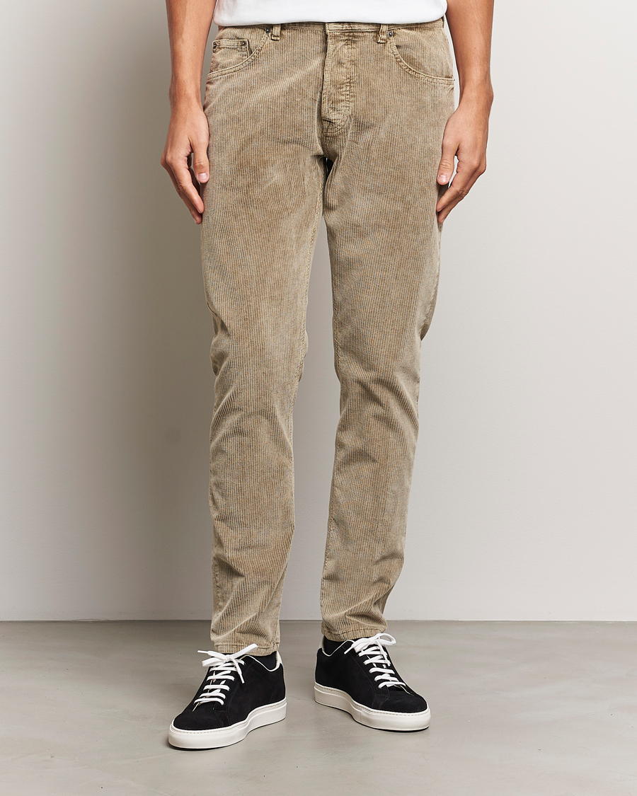 Herren | Hosen | Dondup | Icon Corduroy Trousers Khaki