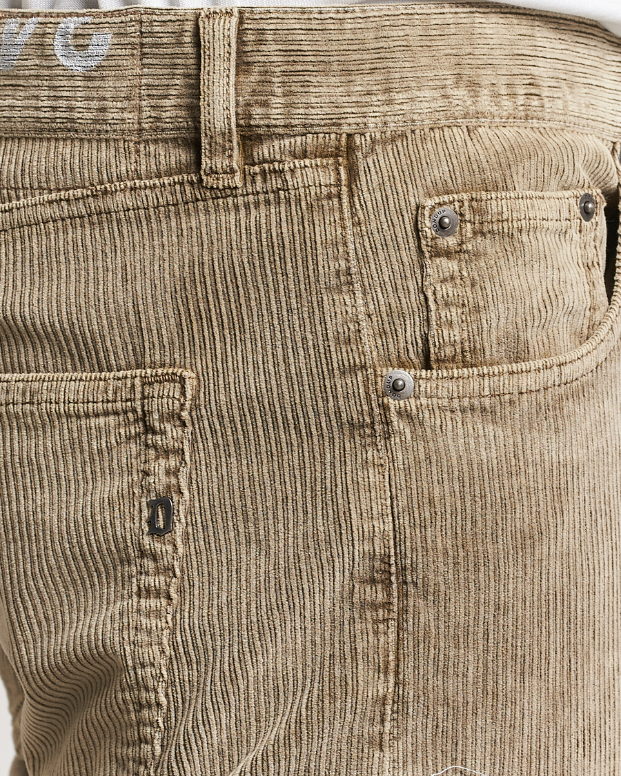 Herren | Hosen | Dondup | Icon Corduroy Trousers Khaki