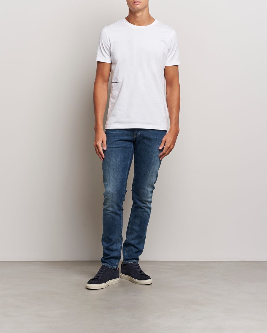 Herren | T-Shirts | Dondup | Logo Crew Neck T-Shirt White