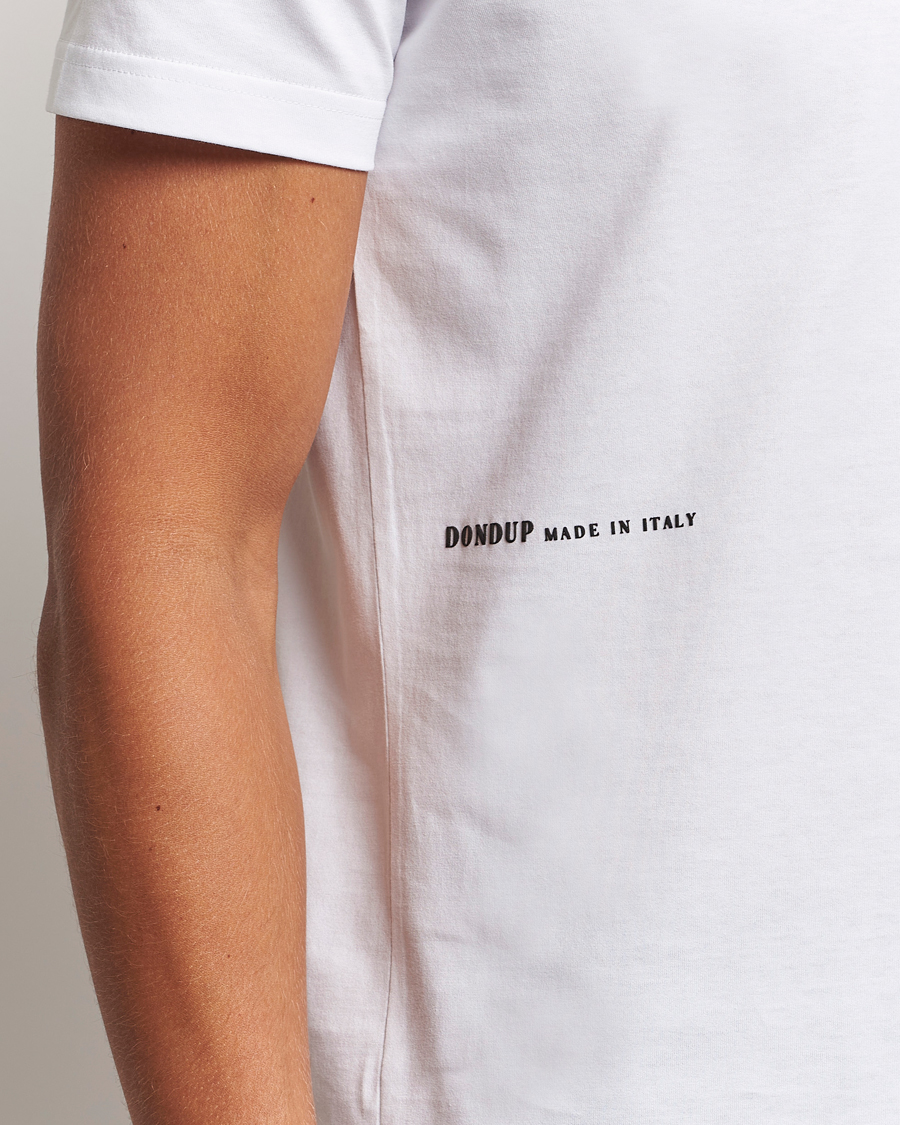 Herren | T-Shirts | Dondup | Logo Crew Neck T-Shirt White