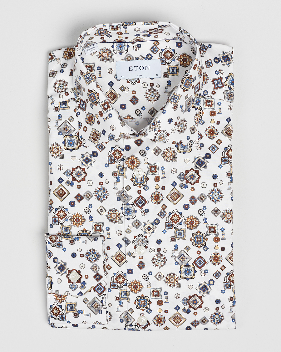 Herren | Hemden | Eton | Slim Fit Signature Twill Printed Shirt Multi