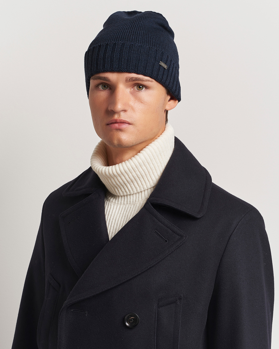 Herren | Eton Wool Beanie Navy Blue | Eton | Wool Beanie Navy Blue