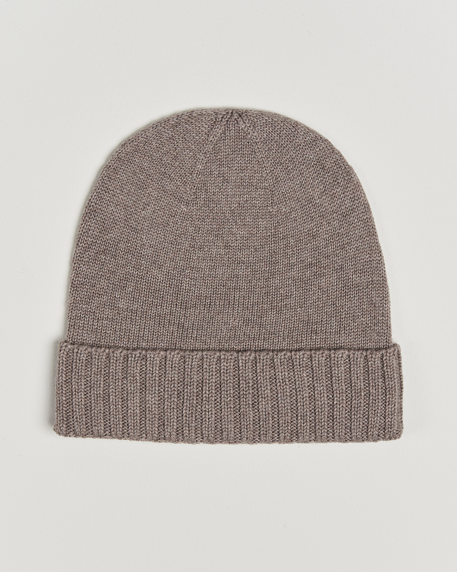 Herren | Eton Wool Beanie Beige | Eton | Wool Beanie Beige