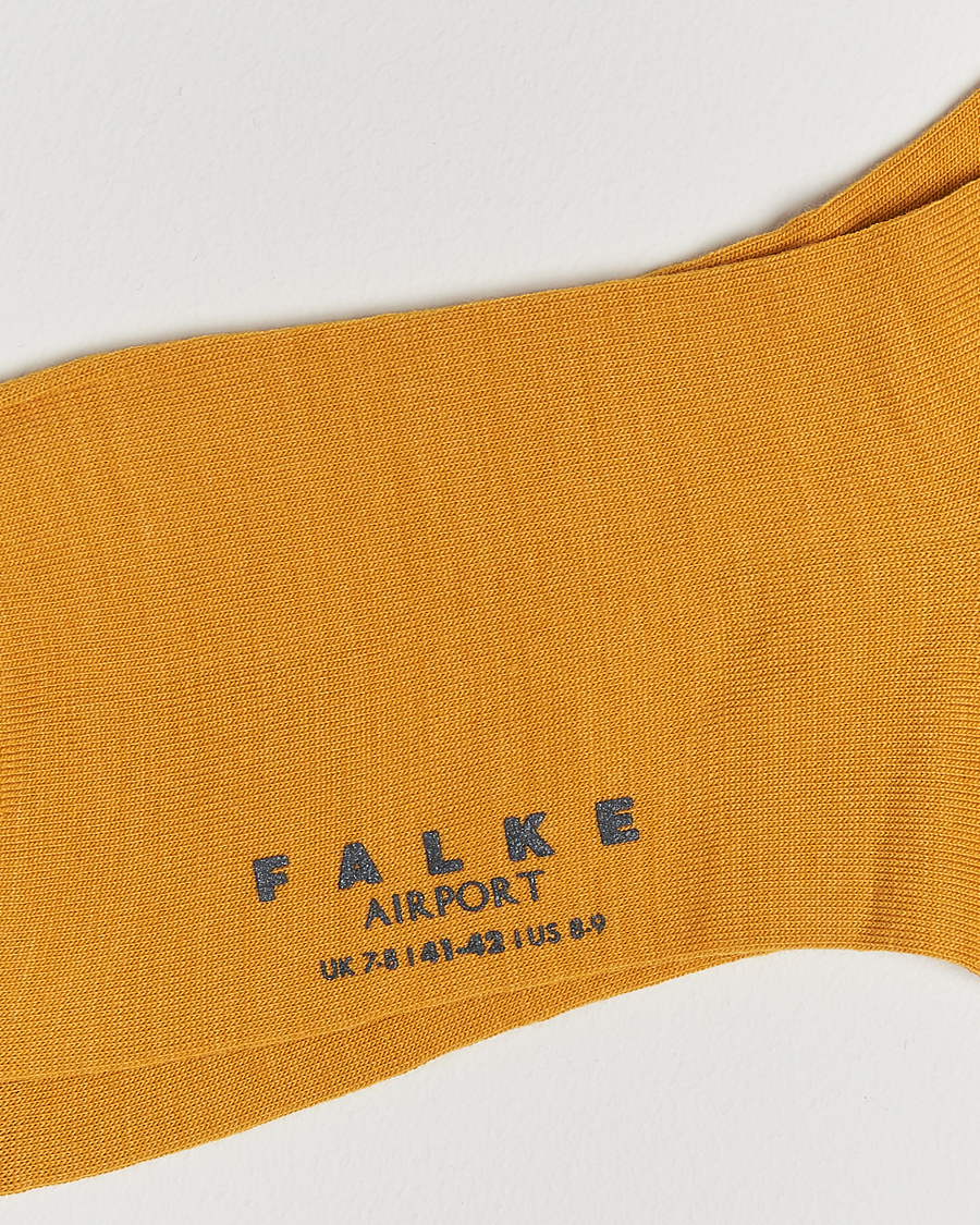 Herren | Unterwäsche | Falke | Airport Socks Amber Yellow