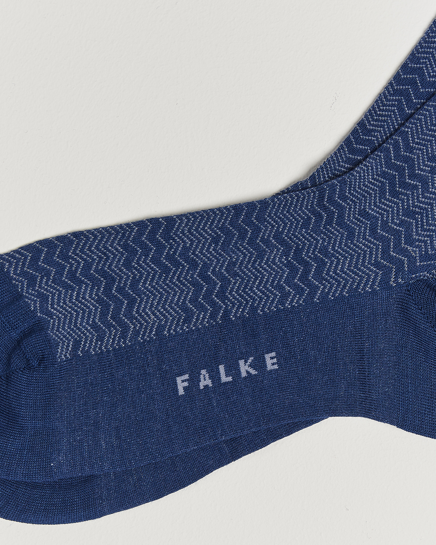 Herren | Unterwäsche | Falke | Mighty Nest Wool/Cotton Socks Royal Blue